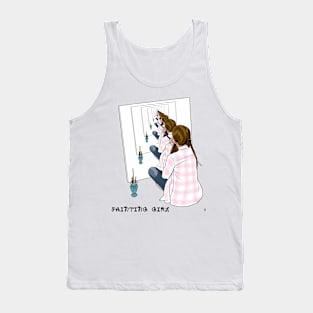 Painting girl Tank Top